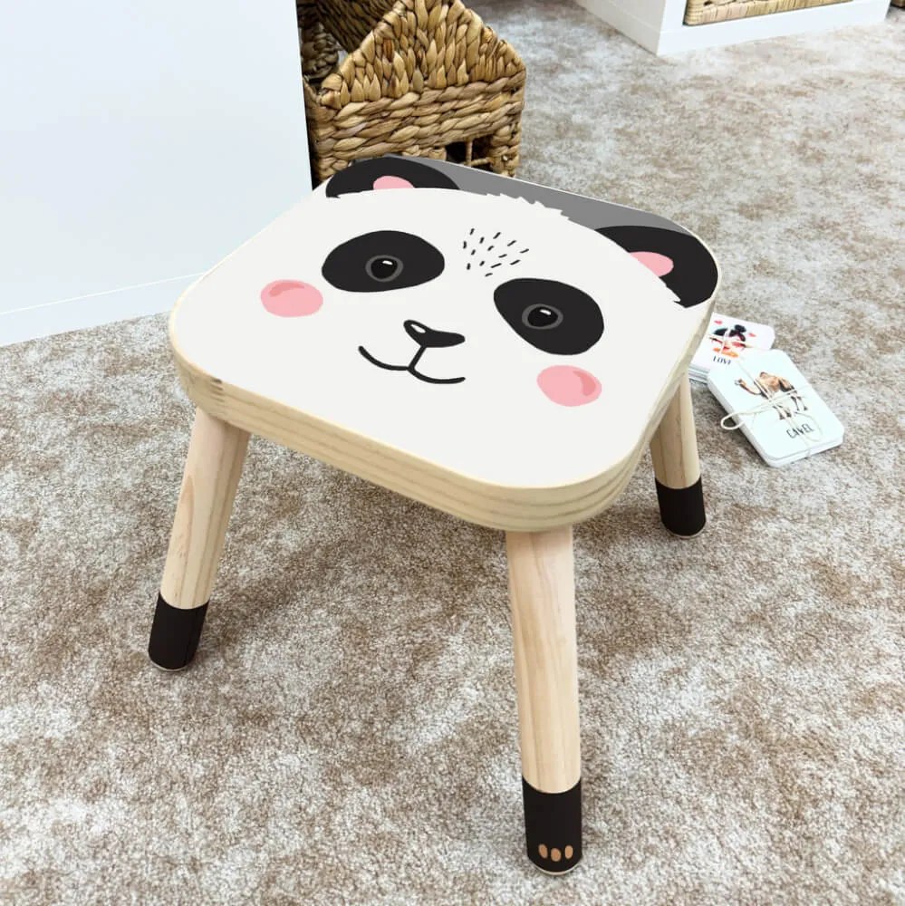 Autocolante para cadeira IKEA FLISAT - Panda