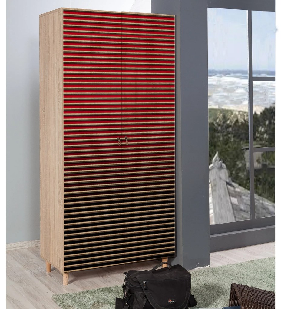 Roupeiro Stil – Carvalho Sonoma – 90x192x52 cm
