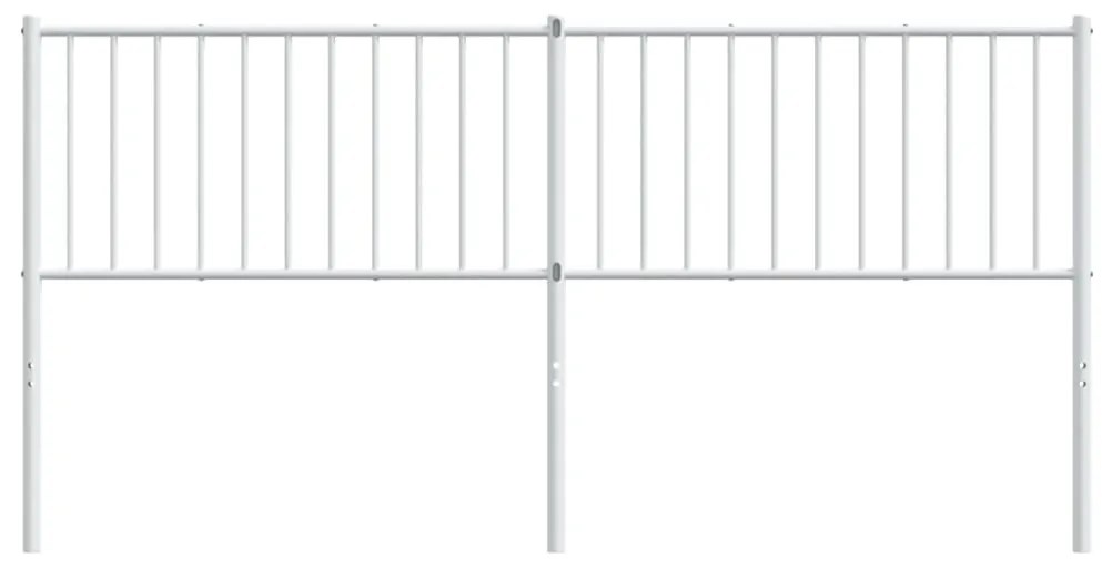 Cabeceira de cama 180 cm metal branco