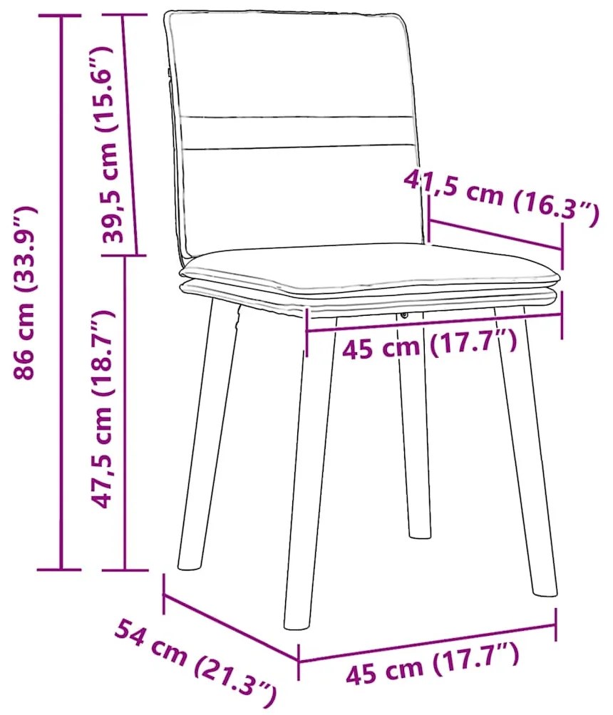Cadeiras de jantar 2 pcs tecido cinzento-escuro