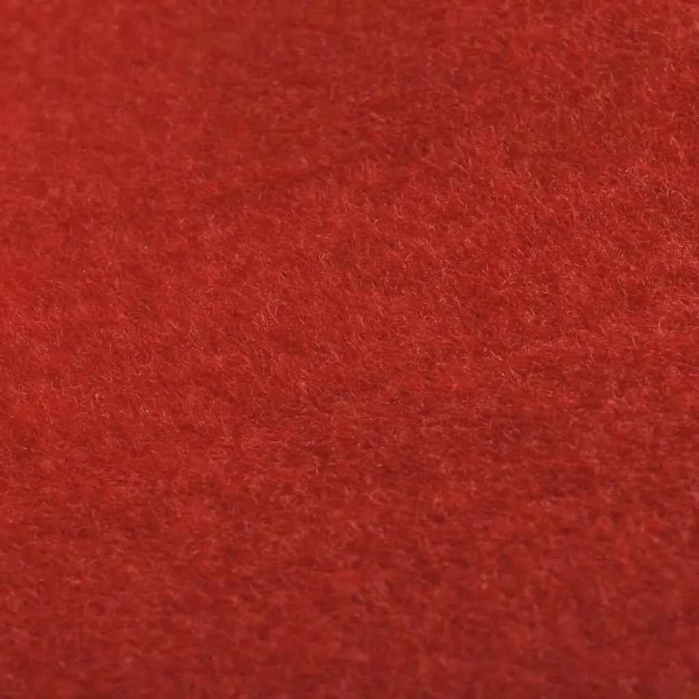 Tapete vermelho 1 x 10 m, pesado 400 g/m2