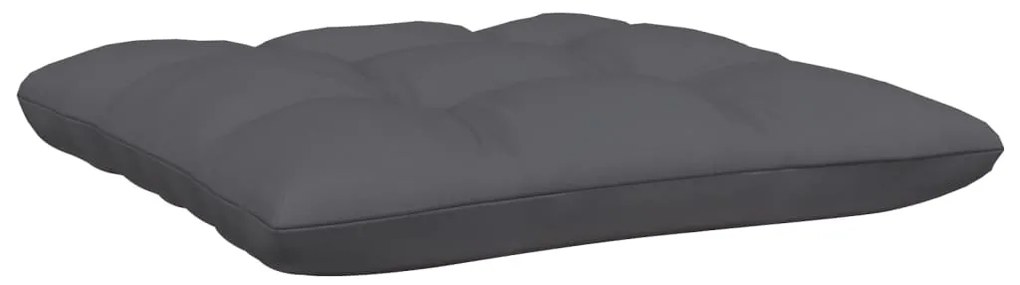 5 pcs conjunto lounge de jardim c/ almofadões pinho maciço