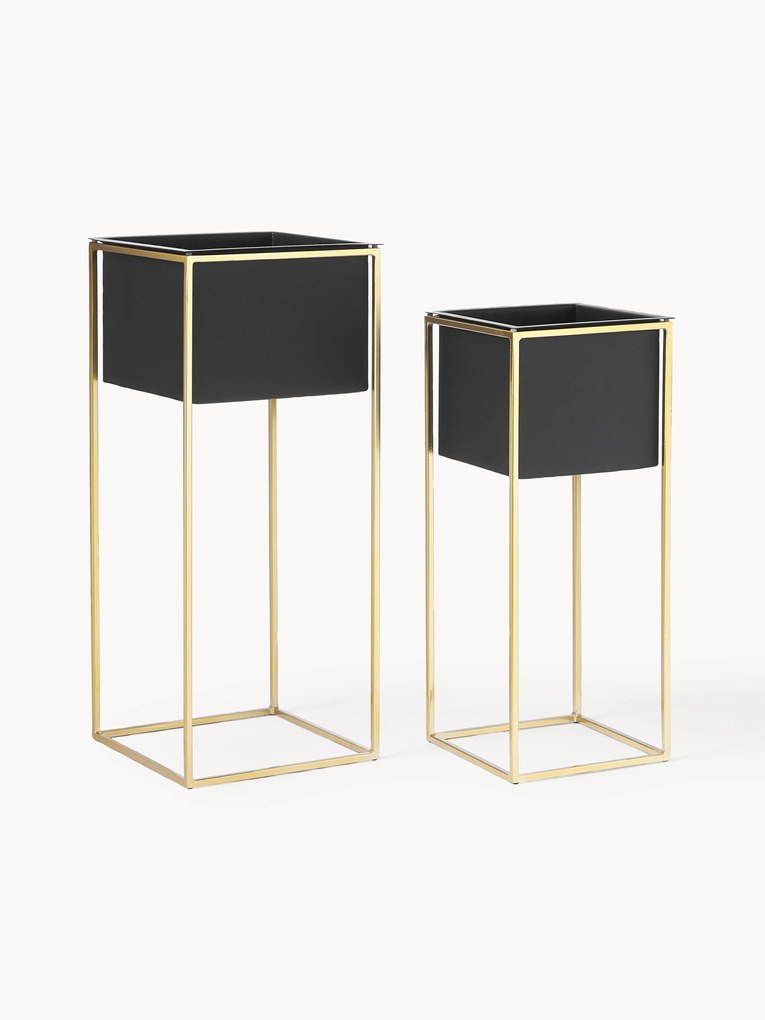 Vasos em metal Leilani, conjunto de 2