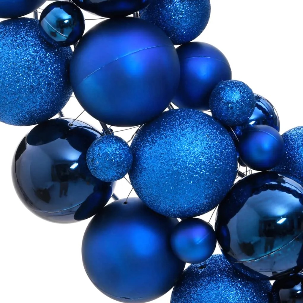 Guirlanda de Natal 45 cm poliestireno azul