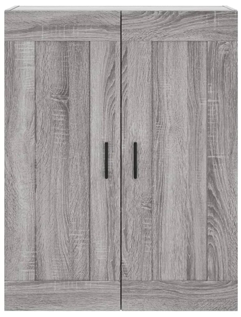 Móveis de parede 2 pcs derivados de madeira cinzento sonoma