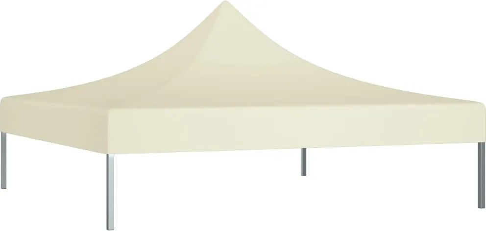 Teto para tenda de festas 2x2 m 270 g/m² cor creme