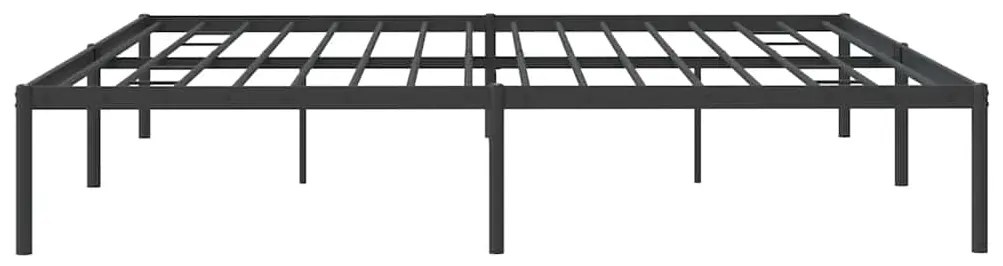 Estrutura de cama 193x203 cm metal preto