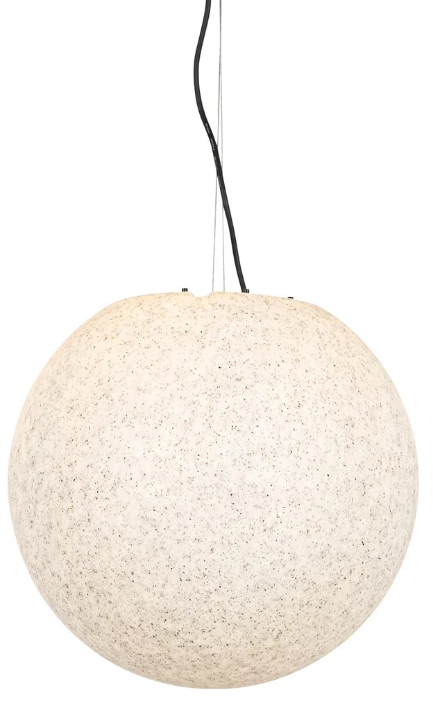 Candeeiro de exterior inteligente cinzento 45 cm IP65 com LED - Nura Moderno