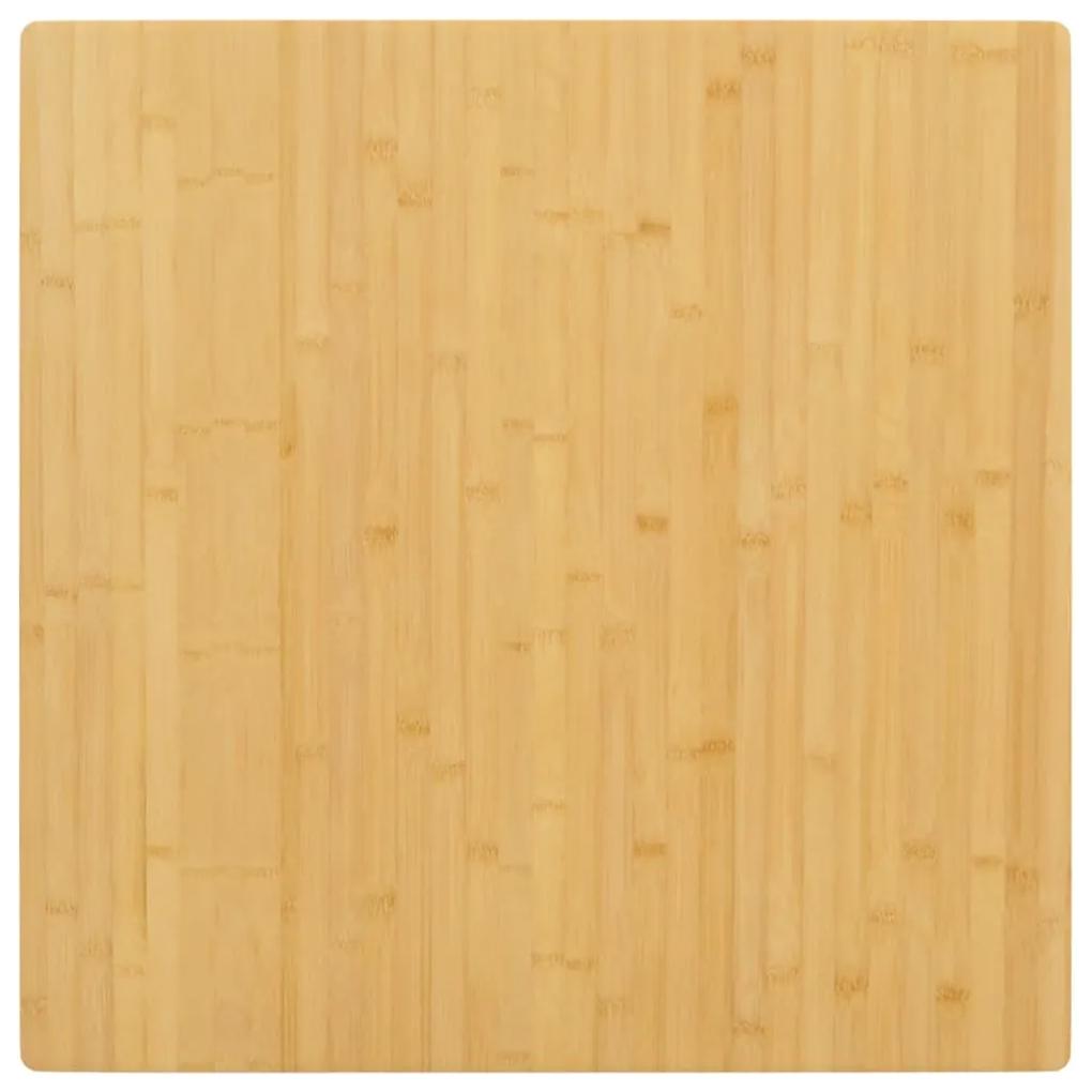 Tampo de mesa 90x90x1,5 cm bambu