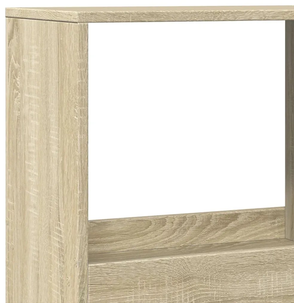 Estante 100x33x175 cm derivados de madeira carvalho sonoma