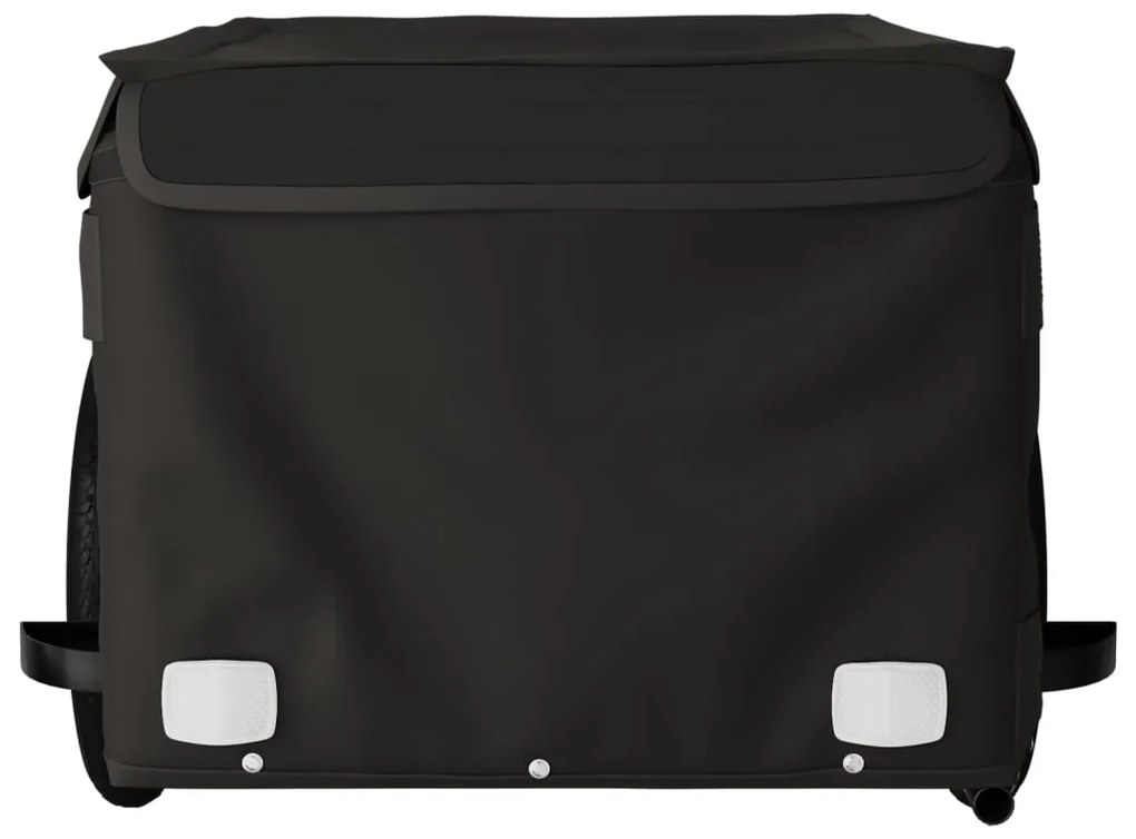Reboque para bicicleta 30 kg ferro preto