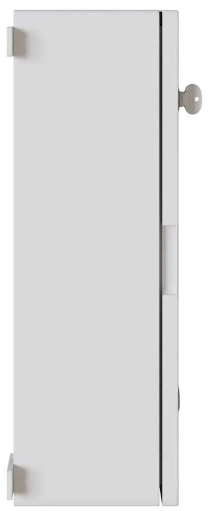 Armário de Controle IP65 à Prova d'Água Cinza 40x20x60 cm Plástico ABS
