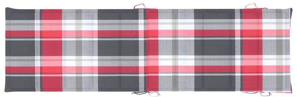 Espreguiçadeiras com almofadões 2 pcs madeira de acácia maciça