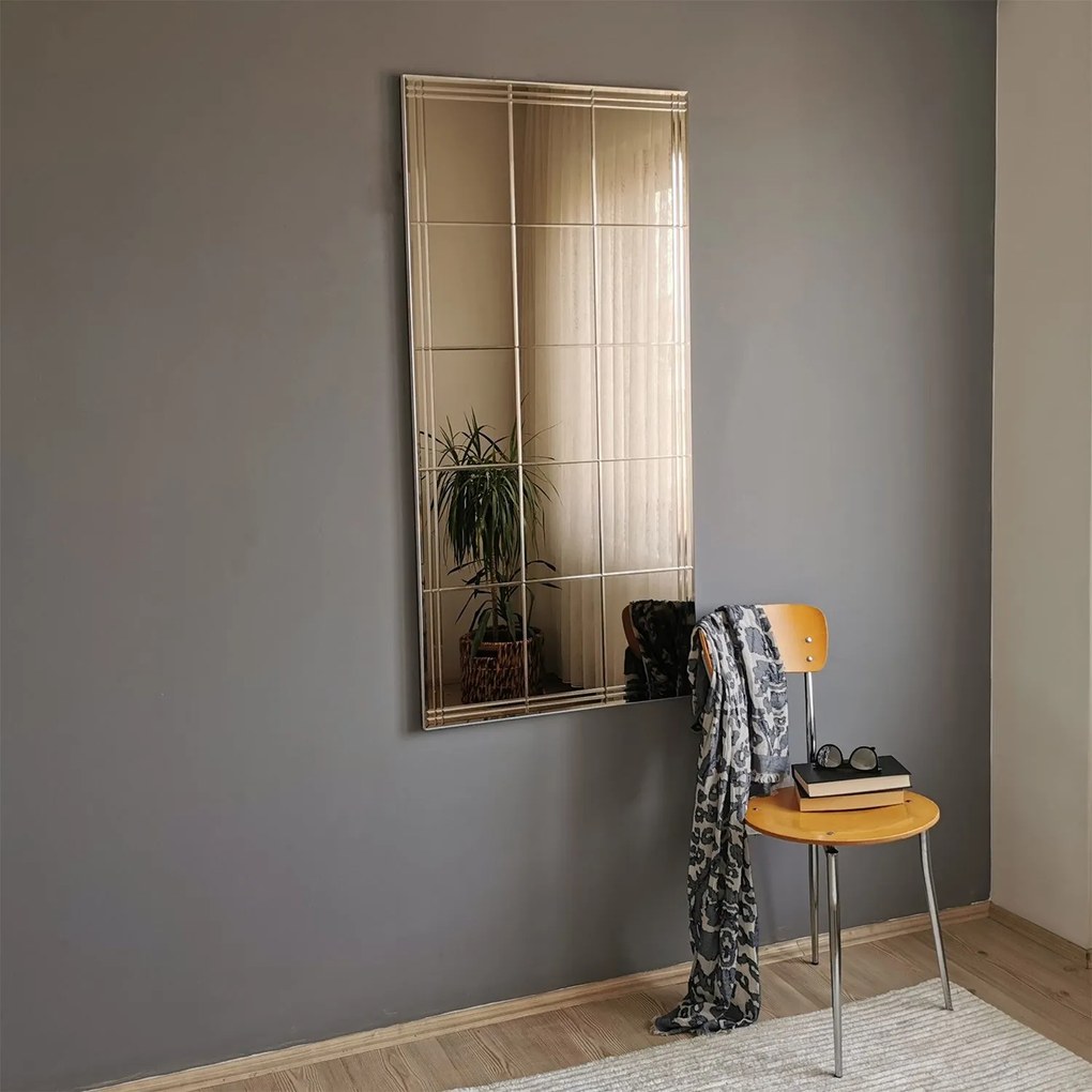 Espelho NSTLA308d – Prateado – 62 cm x 130 cm