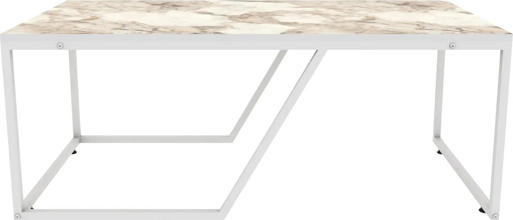 Mesa de Centro Wendy – Branco – 120x60x48 cm