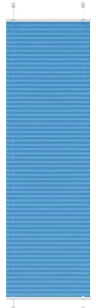 Plissado Cego Azul 55x200 cm Largura Tecido 54,4 cm Poliéster