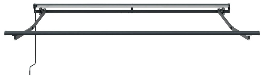 Marquise Retrátil Manual vidaXL Antracite 300x250 cm