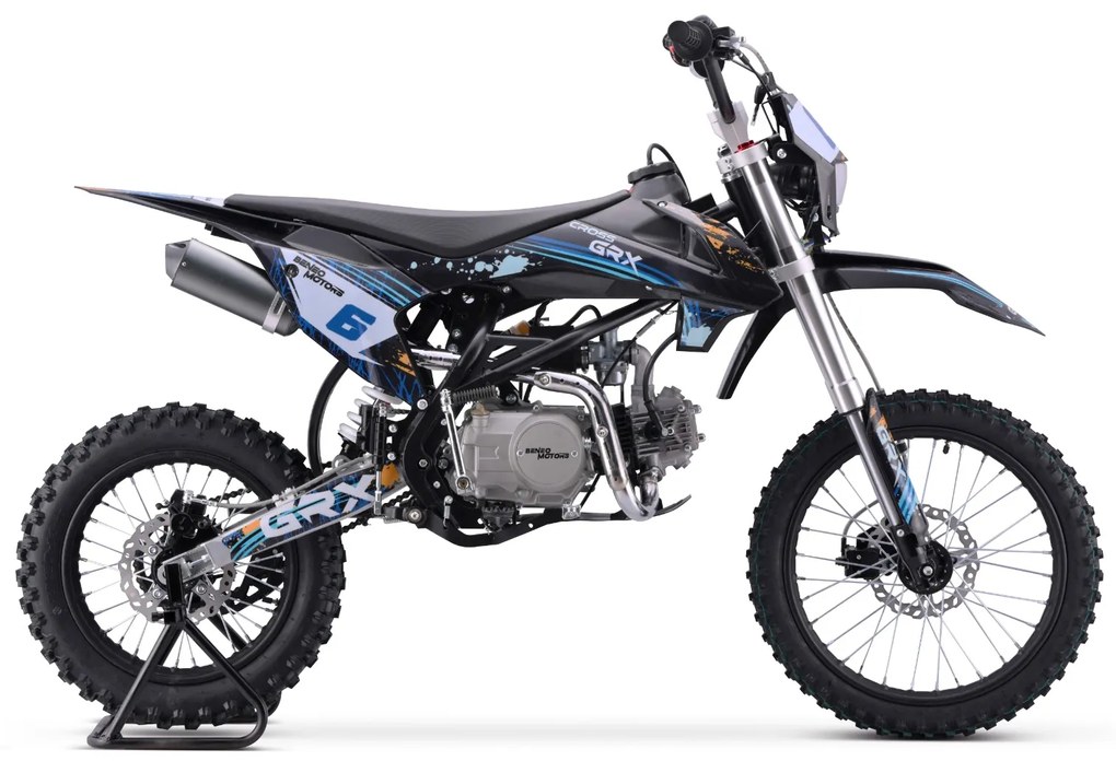 Mota cross Gasolina 125 cc para crianças e adolescentes Motors Cross GRX Azul