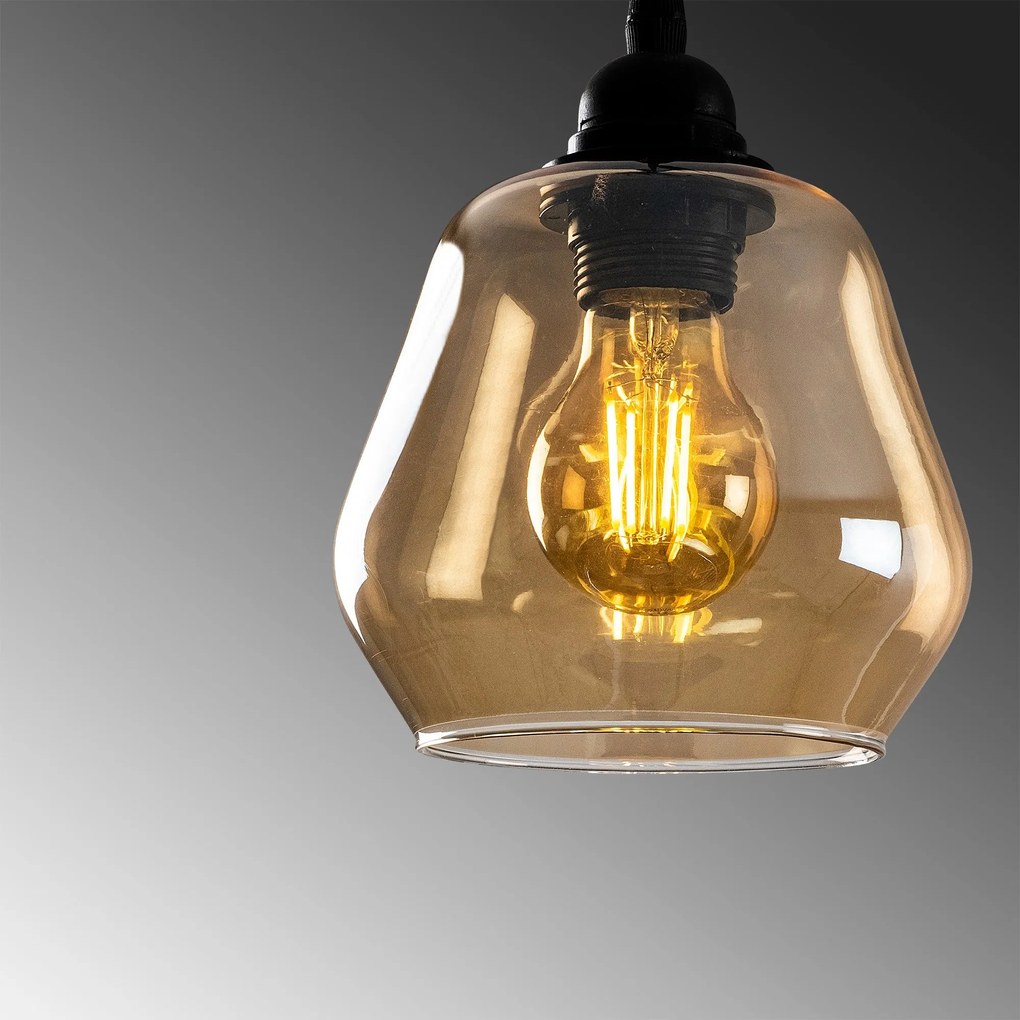 Chandelier Gold – Dourado e Preto – 39 x 39 cm