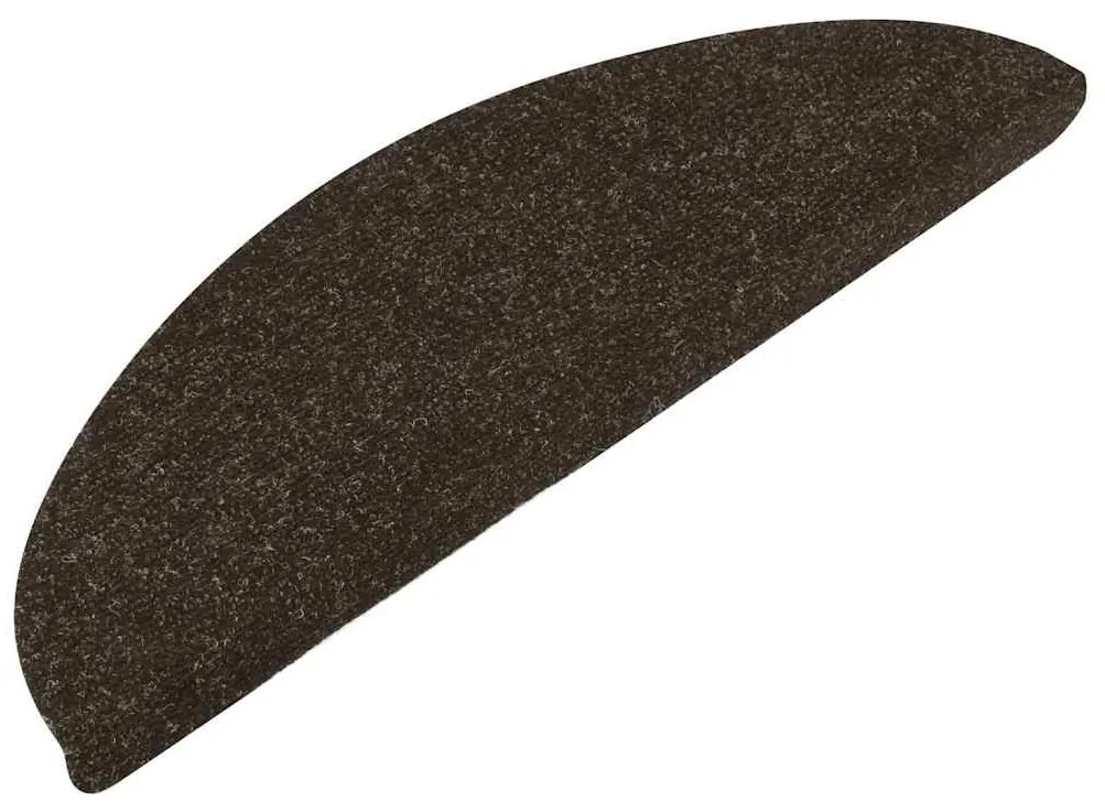 Tapetes de escada adesivos 30 pcs 56x17x3 cm antracite