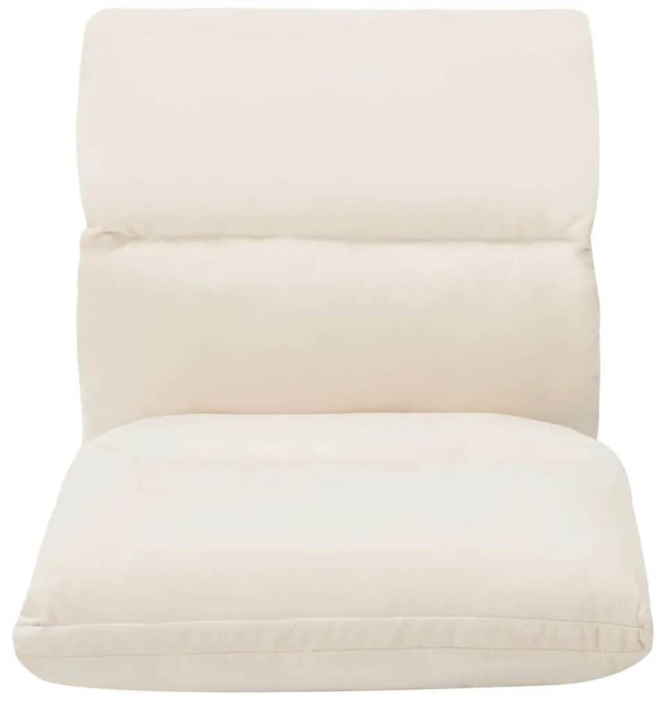 Colchão dobrável microfibra cor creme