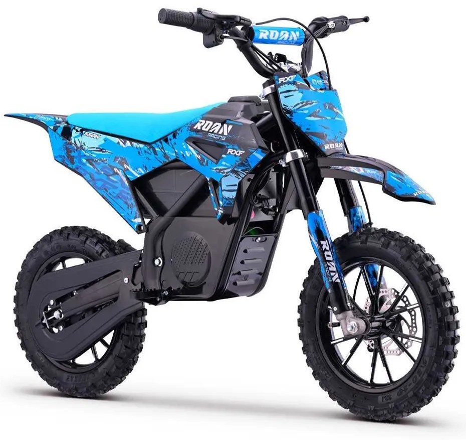 Mini moto elétrica para crianças 550W ROAN RXF (24V-12AH) AGM 10/10 Azul