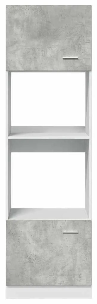 Armário para micro-ondas “Lyon” 60x57x207 cm cinza