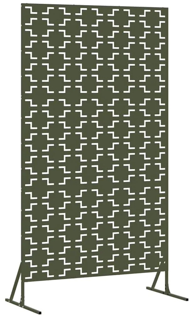 Tela de Privacidade Verde Azeitona 100x50x180 cm de Aço