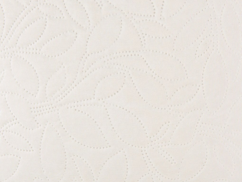 Colcha com relevo creme 160 x 220 cm RUDKHAN Beliani
