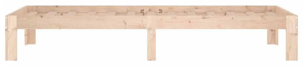 Estrutura cama pequena solteiro 75x190 cm madeira maciça
