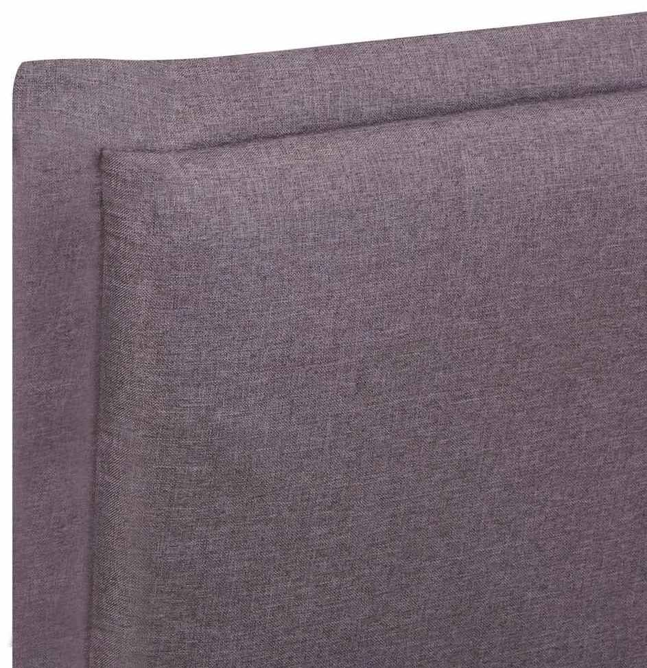 Estrutura para cama sem colchão Taupe Tecido 135x190 cm