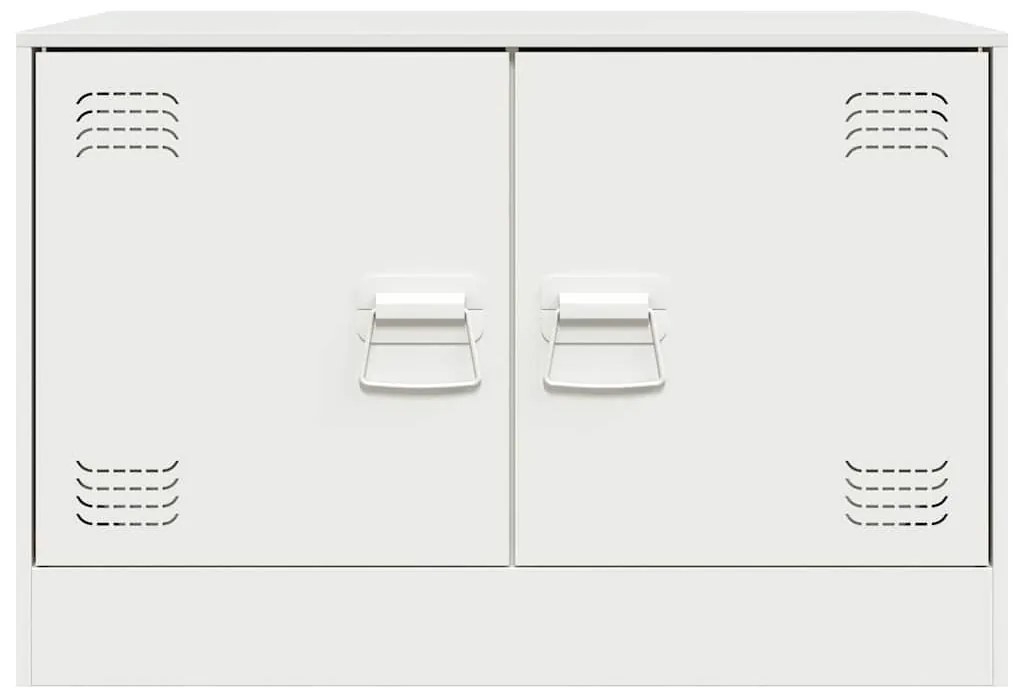 Móvel de TV 67x39x44 cm aço branco