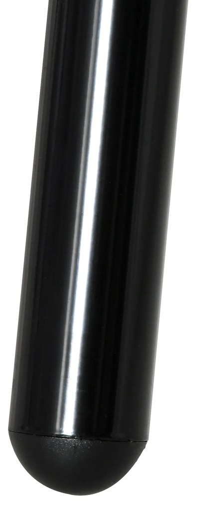 DURHAND Suporte portátil dobrável para serra de esquadria com altura ajustável e extensível Fácil de transportar e armazenar 213x64x102 cm Preto