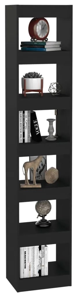 Estante/divisória 40x30x198 cm preto