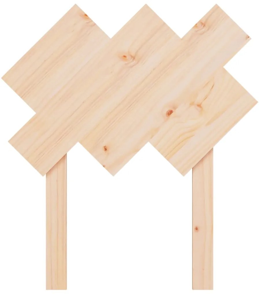 Cabeceira de cama 72,5x3x81 cm pinho maciço