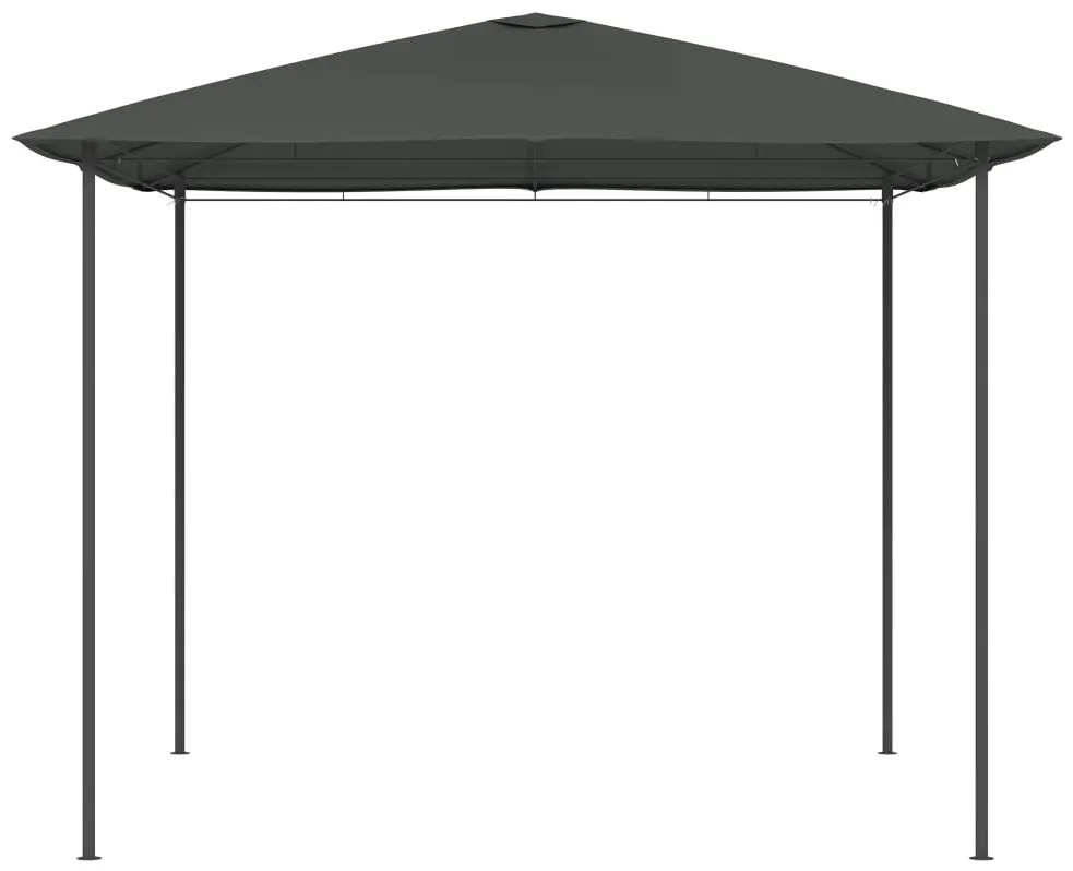 Gazebo 3x3x2,6 m 160 g/m² antracite
