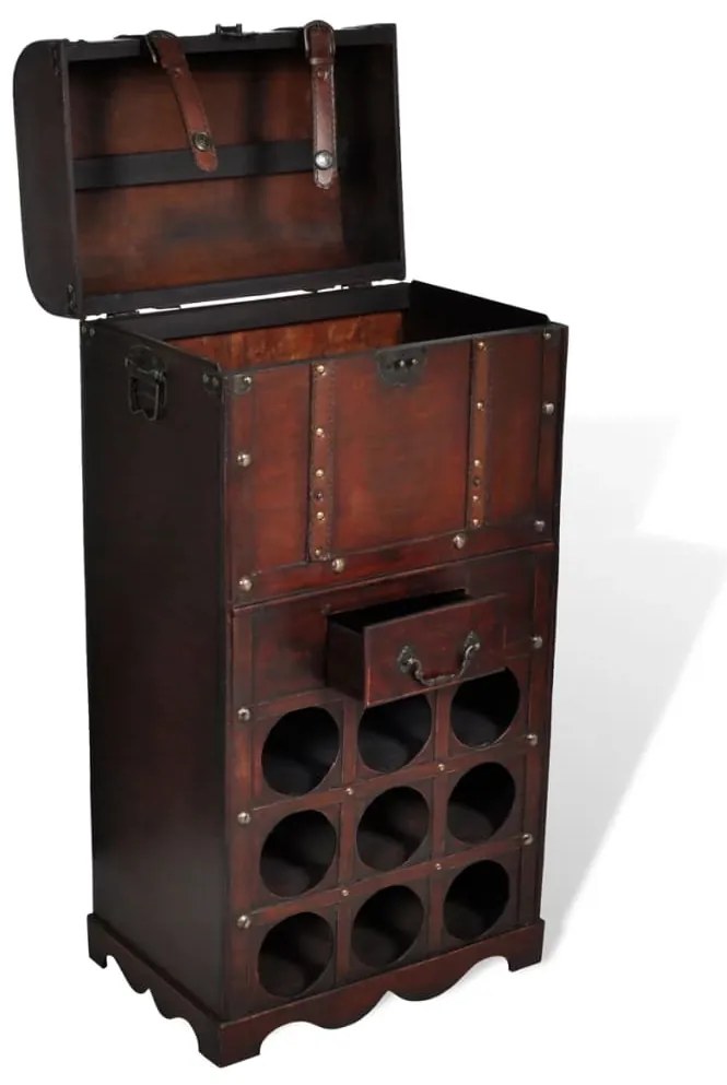 Garrafeira para 9 garrafas de vinho