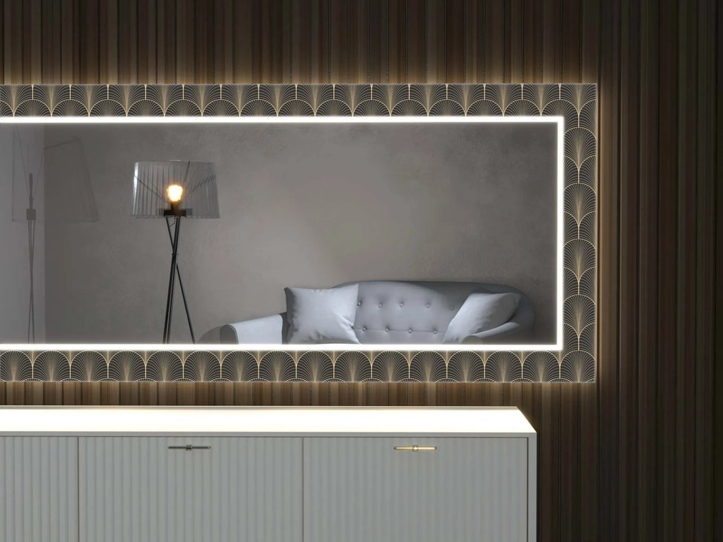 Espelho LED com decoração D19