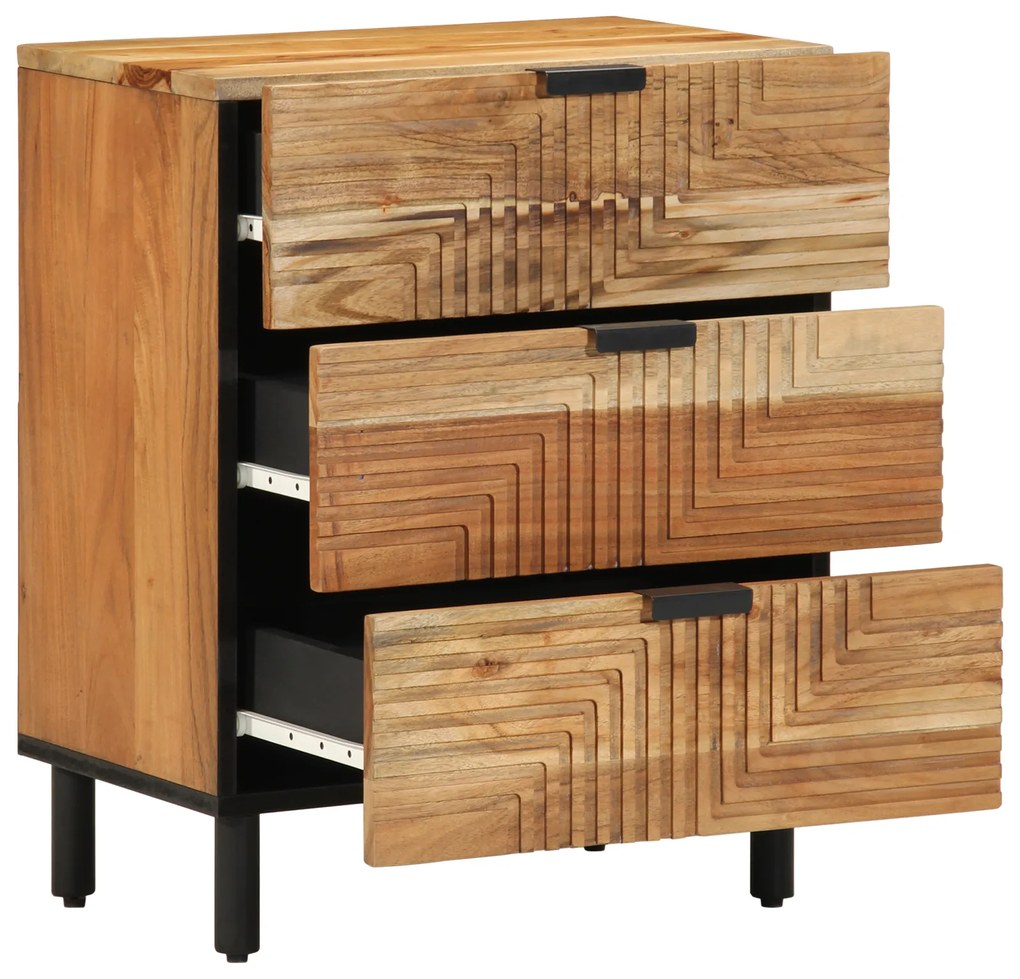Cabeceira de Cama vidaXL 50x33x62 cm em Madeira de Acácia
