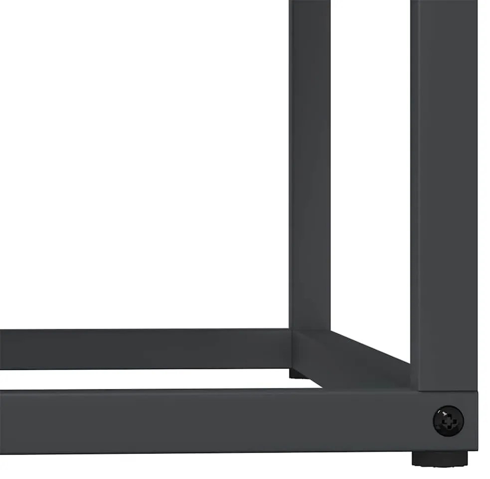 Suporte para lenha 69,5x35x81 cm aço laminado a frio antracite