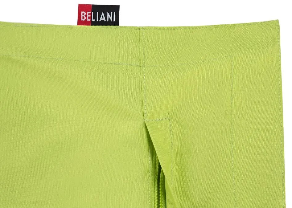 Pufe almofada verde lima 140 x 180 cm FUZZY Beliani