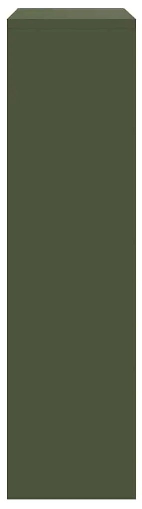 Caixa de Entrega Verde-Azeitona 44x22x82 cm Aço