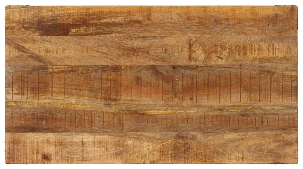 Mesa de jantar 110x60x76 cm madeira de mangueira maciça