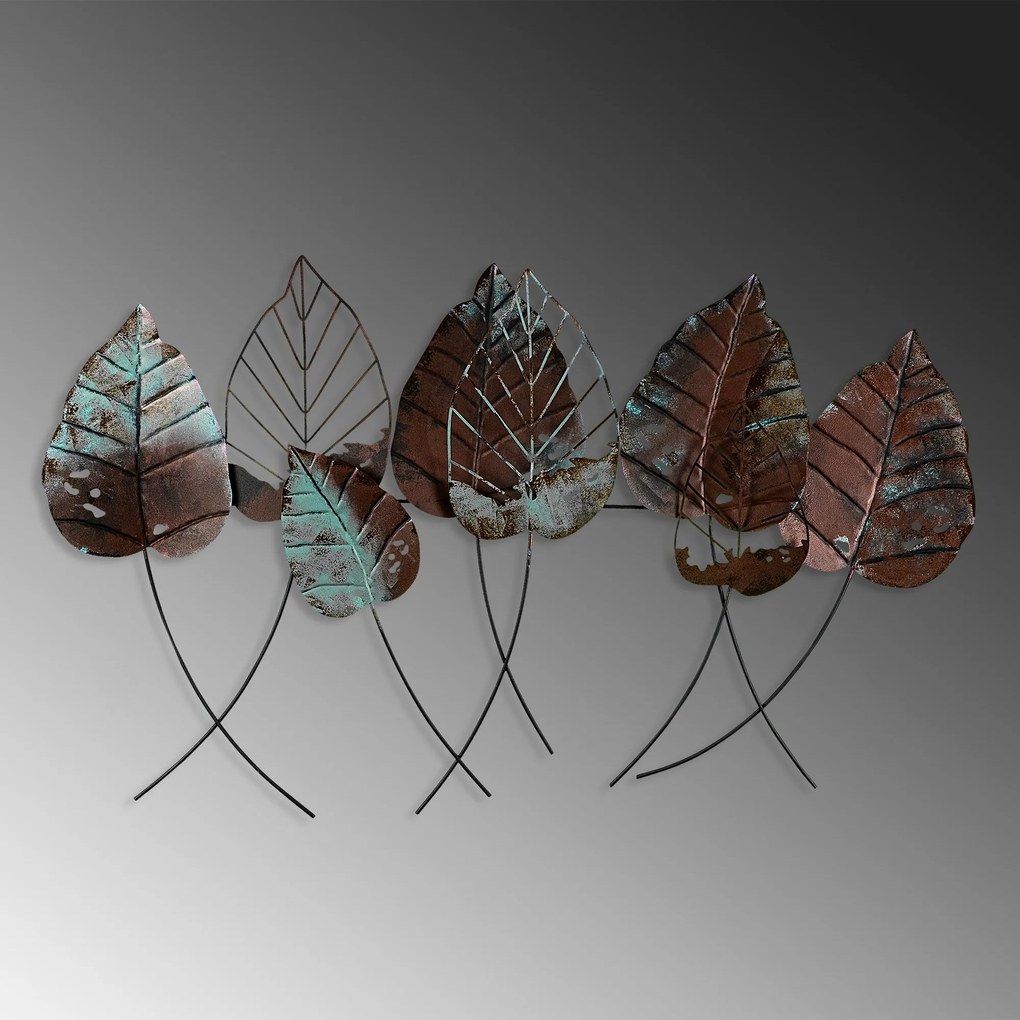 Acessório Decorativo de Parede Casting Leaf – Multicolor – 67 x 112 cm