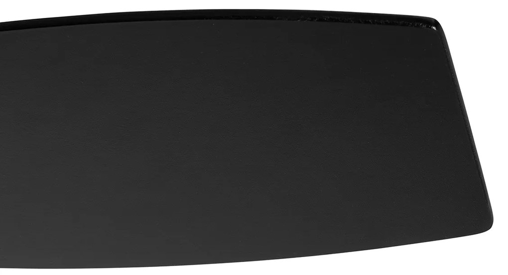 Ventoinha de teto exterior preta 91,3cm Incl. LED regulável com controlo remoto IP44 - Toledo