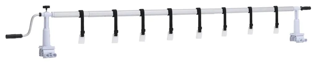 Enrolador para cobertura de piscina com base de plástico