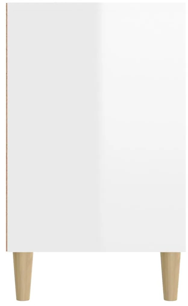 Sapateira 102x36x60 cm derivados de madeira branco brilhante