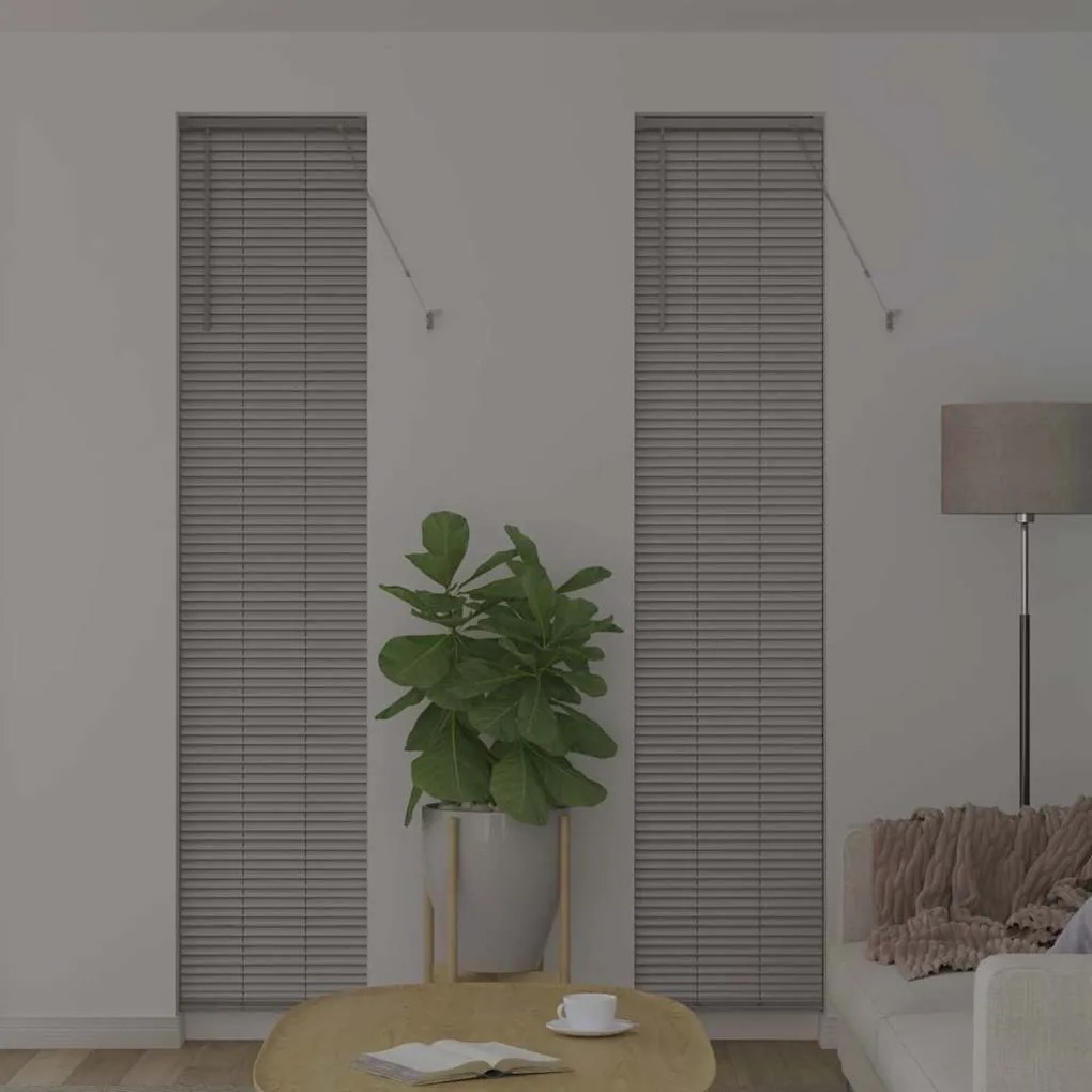 Persiana de Janela com cortinas Outros Manual Prata 80 x 130 cm Alumín