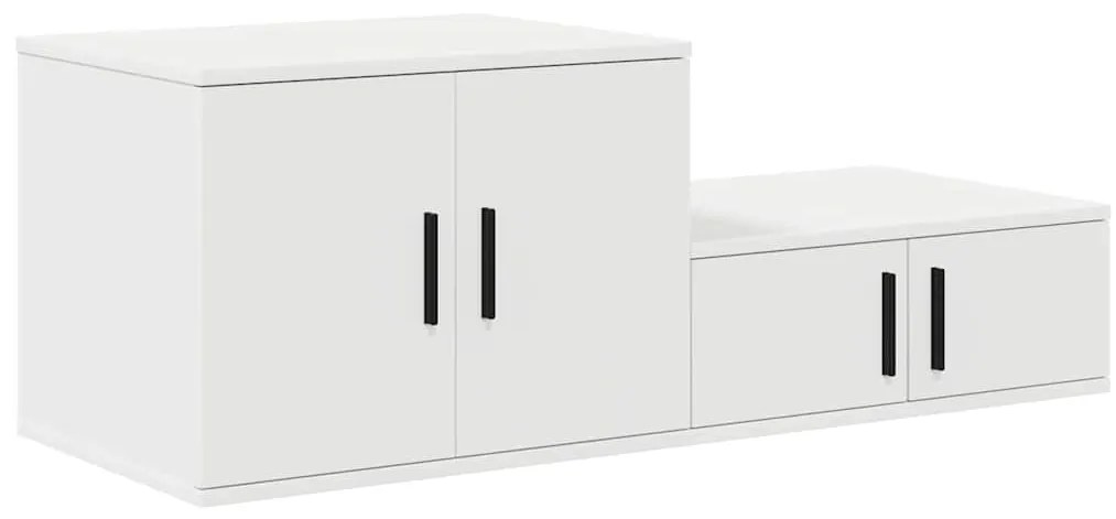 Armário de Armazenamento vidaXL Branco 108x41x40 cm em Madeira de Enge