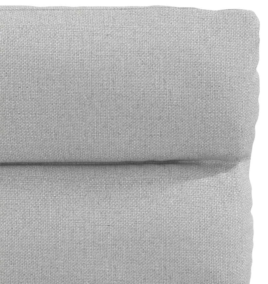Cadeiras de jantar 2 pcs tecido cinza nuvem